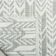 thumbnail image 4 of SAFAVIEH Montauk Rhoda Geometric Area Rug, Light Green/Ivory, 8' x 10', 4 of 6