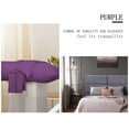 thumbnail image 2 of Unique Bargains 3 Pack 100% Cotton Body Pillow Cases Covers with Zipper Purple 20" x 60", 2 of 8