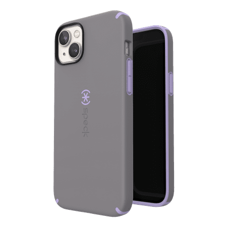 Speck iPhone 14 Plus CandyShell Pro with MagSafe Case in Grey and Purple