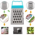 thumbnail image 2 of Mini rallador soporte magnético de acero inoxidable multifuncional de mano cortador de cáscara de queso fruta molinillo de ajo jengibre vegetal patata zanahoria, 2 of 3
