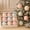 B, variant on Cififendec 9Pcs Christmas Macaron Pastel Christmas Ball Ornaments, 9.45", Soft Textured Beaded Pom Pom Bauble Box Set for Xmas Tree Decor Focal Piece