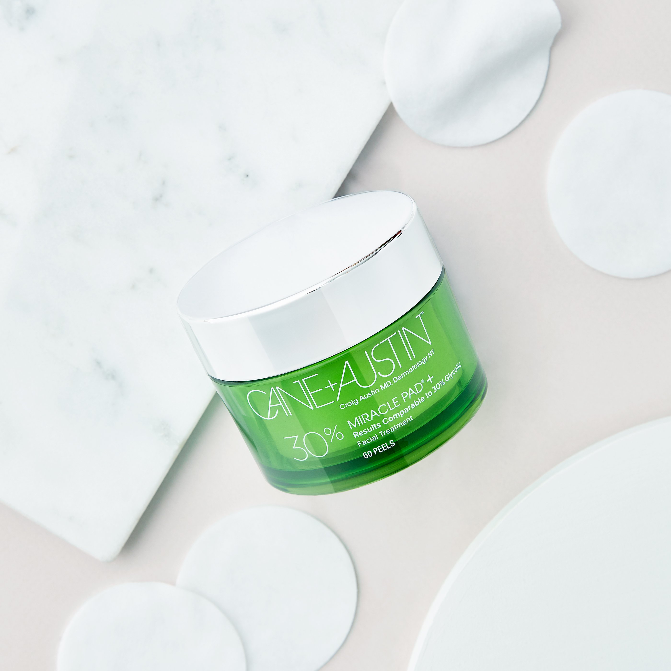 Cane+Austin Miracle Pad + 30 Glycolic Acid 60 count