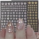 thumbnail image 1 of 3D Laser Sakura Flower Nail Sticker Holographic Foils Decals Snake Star Heart Adhesive Sliders Cherry Blossom Manicure LATH-1035, 1 of 5