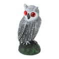 Owl Bird Deterrent Garden Plastic Red Eyes Owls to Keep Birds Away Fine