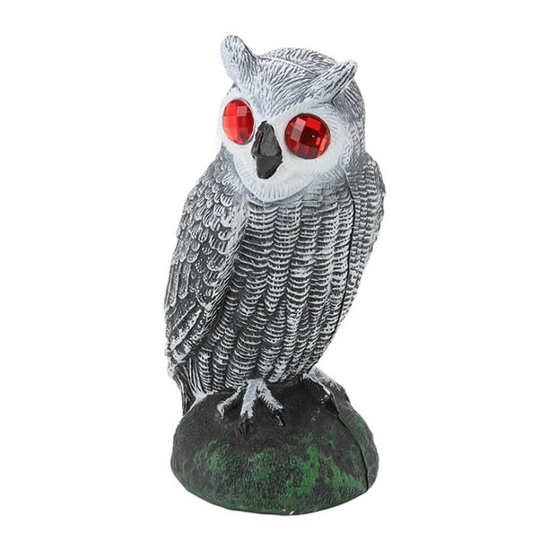 Owl Decoy,Plastic Owls to Scare Birds Away,Fake Keep Away,Garden Squirrels,Owl Scarecrows for