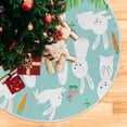 thumbnail image 5 of FMSHPON Easter Xmas Christmas Tree Skirt Stand Mat for Holiday Party Decoration Indoor Outdoor 48 inches, 5 of 6