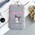 thumbnail image 1 of Llavero Kawaii Sanrio Hello Kitty Kuromi, tarjetero de Anime My Melody, portatarjetas de plástico con cordón, llavero de dibujos animados, regalos para niñas, 1 of 4