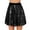 Black*, variant on RUTAYY Women's Skirt Solid Color Sequins Stretch Waist Pleated Party Wear Flowy Comfortable Breathable Trendy Vibrant Mini Skirt