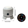 thumbnail image 3 of Rechargeable Rotating LED Projector Night Light, Ocean Theme Rotating Projection Lamp, Warm Decorative Projector Light for Bedroom Xmas Holiday Indoor Party Wall Ceiling Decor, 3 of 6