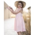 thumbnail image 5 of Arshiner Toddler Dress Girls Summer Ruffle Sleeve Backless Dresses Casual Sundress with Pockets, 5 of 6