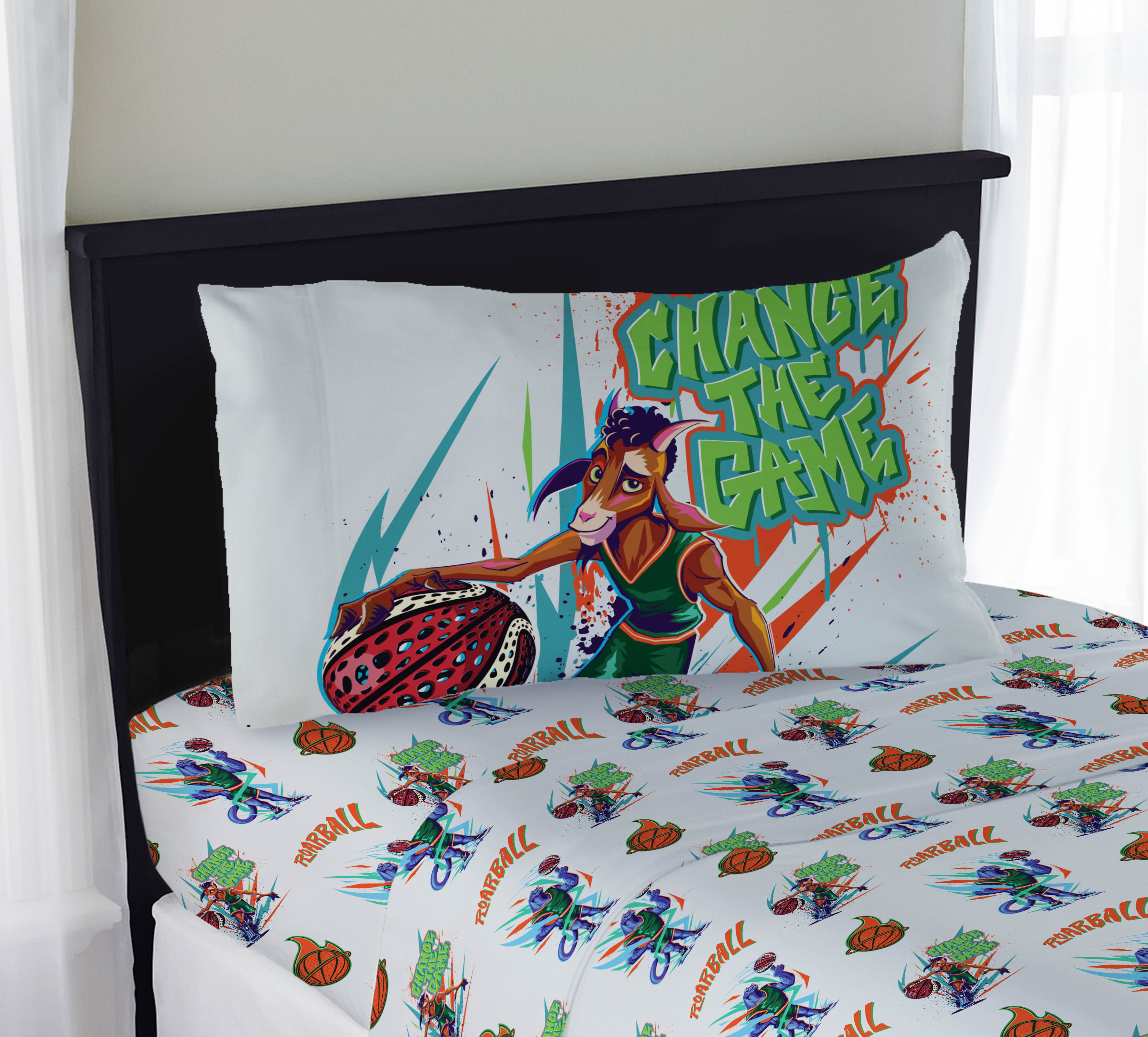 GOAT Movie, Kids 3 Piece Sheet Bedding Set, Twin Size