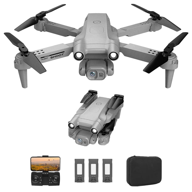 2.4G FPV plegable Quadcopter 3D Flip 4CH RC Drone (gris sola cámara 3 batería) Ehuebsd Para estrenar