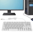 thumbnail image 1 of Clavier de Jeu Mécanique, 87 Touches Clavier de Jeu Filaire, Clavier de Jeu RGB Rétroéclairé, Design Ergonomique, pour Ordinateur Portable, pour Rédacteurs, Éditeurs, 1 of 8
