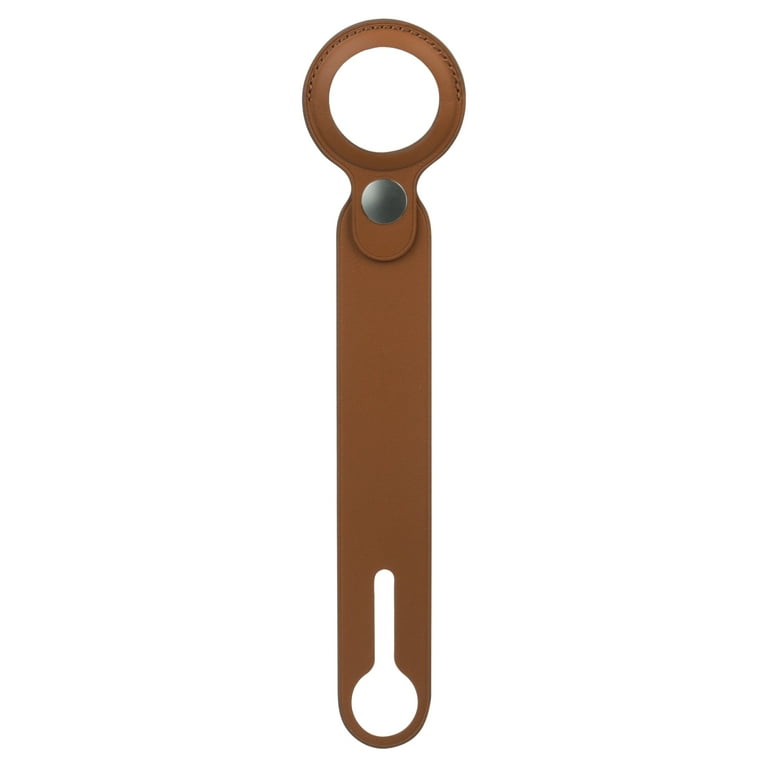 AirTag Leather Loop - Saddle Brown - Walmart.com