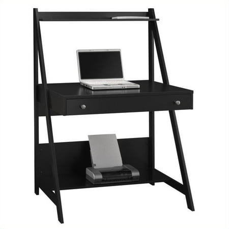 Pemberly Row Wood Ladder Desk In Black Walmart Canada