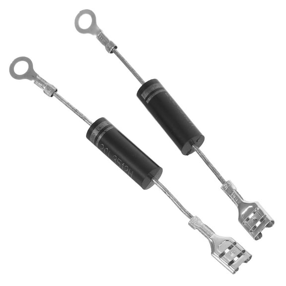 VORCOOL Microwave Unidirectional Diodes Metal Voltage Parts For Kitchen 2Pcs