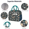 thumbnail image 4 of Womens Dark Green Leafy Dinosaurs Pattern Lunch Box for Work,Insulated Lunch Bag for Women,Loncheras Para Mujer,Leakproof Adult Lunch Bag for Work,Beach,Travel,Picnic,Camping, 4 of 7
