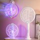 thumbnail image 1 of Raqueta eléctrica plegable OEM personalizada con luz púrpura, lámpara para mosquitos dos en uno, atractor automático de mosquitos, raqueta para mosquitos doméstica, asesino de mosquitos eléctrico, 1 of 6