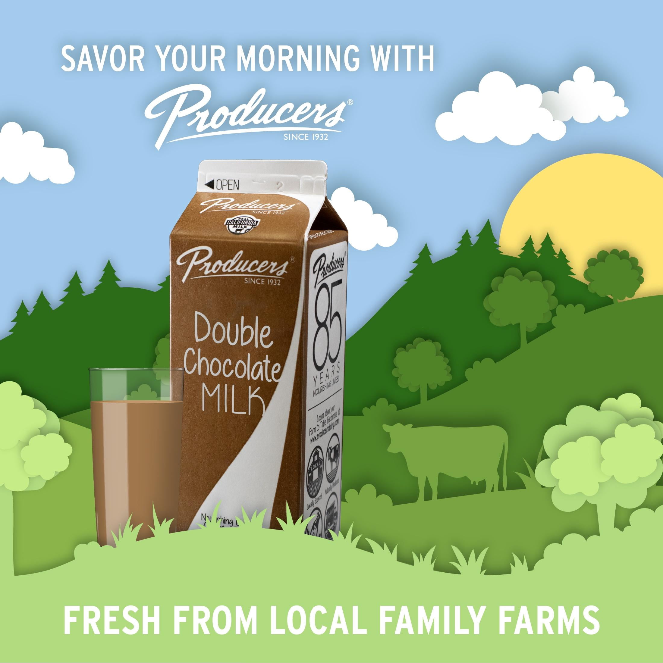 Producers Chocolate Whole Milk, Quart