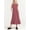 Purplish red-1, variant on SIEANE Women's Summer Dress Casual Sleeveless Crew Neck Dress Tiered Maxi Beach Dress with Pockets