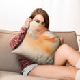 thumbnail image 7 of Watercolor Pastel Abstract Grunge with Paint Splatter Orange and Blue Throw Pillow Covers 18 X 18 Inch, Set Of 2, Linen Study Sofa Cushion Cover Indoor Living Room Home Decor, 7 of 7