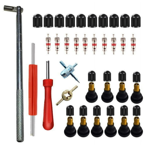 35pcs Car Tire Valve tr412, pcs Car Tubeless Tire Valve Car Tire Valve Kit Tire Valve Stem Cap Tire Valve Stem for Car