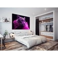 thumbnail image 5 of Mudket Pink Leopard Coffee Canvas Wall Art, Cute Beautiful Animal Print with Cozy Cafe Aesthetic, Waterproof Framed Decor for Bedroom Kitchen, Ready to Hang - 24"L x 16"W, 5 of 8