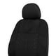thumbnail image 5 of Delantero Asiento Cubierta Kit Tela Tela Asiento Almohadilla para Coche Auto Camión Negro, 5 of 6