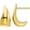 Gold/15, variant on Sterling Silver Gold-Tone Polished Fancy J Hoop Earrings (Width 10.5) (Length 15) - Jbsp