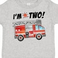 thumbnail image 4 of Inktastic I'm 2 Fire Truck 2nd Birthday Boys or Girls Toddler T-Shirt, 4 of 5