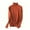 Orange, variant on cocolona Womens Turtleneck Sweater Stack-Neck Long Sleeve Fitted Base Shirts Fall Winter Soft Warm Pullover Tops