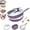1Pc-B, variant on Upgrade 12in Titanium Alloy Non-stick Pot with Lid and Steamer, Multipurpose Deep Saute Pan, Titanium Frying Pan Cookware for Frying, Baking and Home Cooking