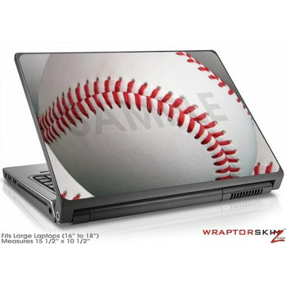 Large Laptop Skin Baseball