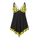 thumbnail image 4 of MKLEKYY Trajes De Baño mujer Natacion 2023 New Tankini Swimwear Fixed Print Split Size Women'S Swimwear, 4 of 5