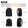 thumbnail image 2 of CADeN Camera Backpack Bag with Laptop Compartment 15.6" for DSLR/SLR Mirrorless Camera Waterproof, Camera Case Compatible for Son, 2 of 9
