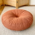 thumbnail image 6 of Corduroy Round Floor Cushion, Soft Solid Color Non Slip Pouf Pad, Pressure Relief Thick Support Seat Mat, Pilling Resistant Easy Clean Design for Living Room Bedroom Yoga Meditation Ki*ds Room Use, 6 of 7