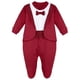 thumbnail image 1 of Pajarita de esmoquin para bebé niño, color lila, 9 m, roja, 1 of 6