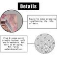 thumbnail image 6 of 4PCS Christmas Shower Curtain Sets with Rugs, Waterproof Fabric Beige Shower Curtain, Black Buffalo Plaid Poinsettia Floral Berry Botanical Winter Holiday Happy New Year Xmas Bathroom Decor, 6 of 7