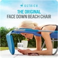 thumbnail image 3 of Ostrich The Margate Chaise Lounge, Facedown Beach Pool Tanning Lounger Chair, Blue, 3 of 15