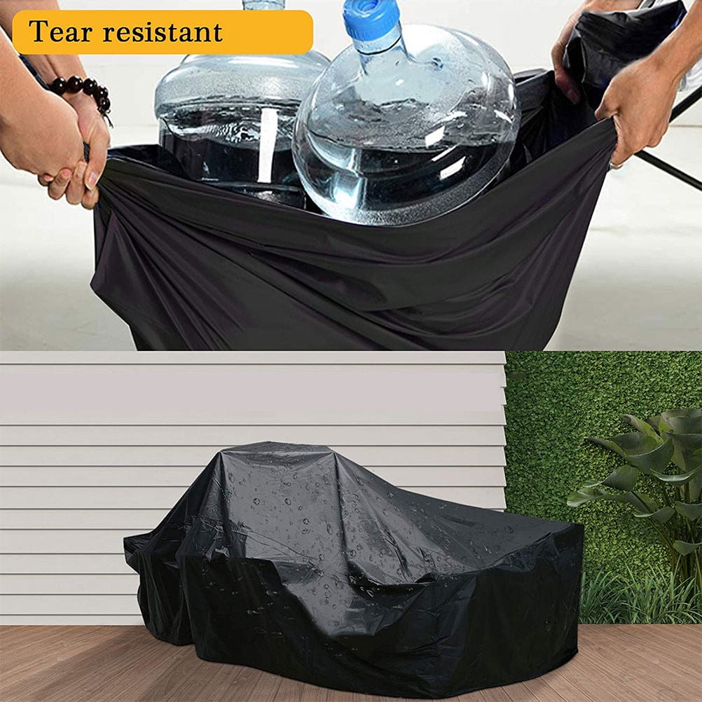 Worgeous  Waterproof Garden Table Cover Patio Chair Covers Cloth Couches Outdoor Furniture Black