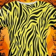thumbnail image 5 of Zebra Print Yellow All Over Womens T-Shirt, 5 of 7