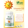 thumbnail image 4 of Orgen Nutraceuticals Vitamin D 25mcg (1,000IU), 180 Tablets, Helps In Development and Maintenance In Bones and Teeth, 4 of 4