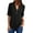 A-Black, variant on 2026 ! asdoklhq Womens Plus Size $5,Long Sleeve Shirts Zip Tunic V-Neck Casual Blouse Tops