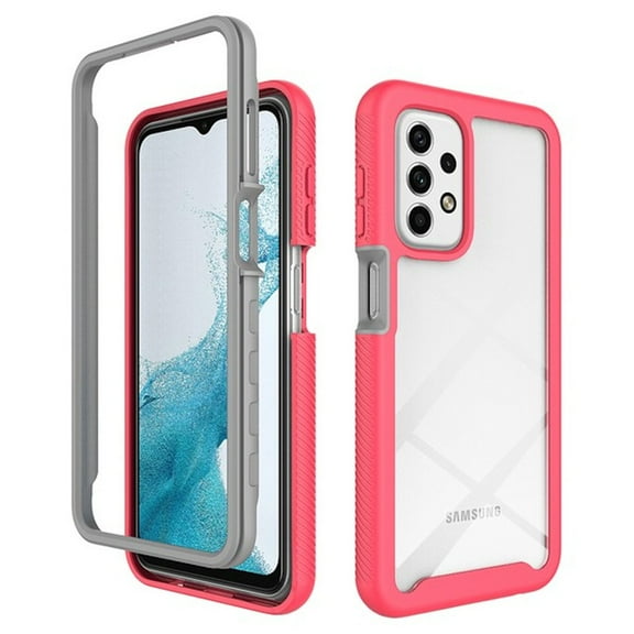 Transparent Hybrid Case for Samsung Galaxy A23 5G - Pink