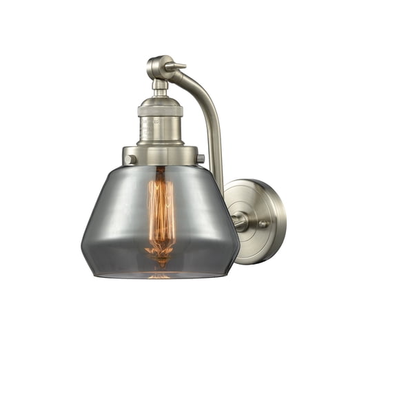 Innovations 1-LT Vintage LED Fulton 7" Sconce - Brushed Satin Nickel - 515-1W-SN-G173-LED