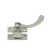 Deltana CF450U15 Window Lock, Casement Fastener, Reversible, 4-1/2" in Brushed Nickel