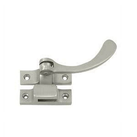 Deltana CF450U15 Window Lock, Casement Fastener, Reversible, 4-1/2" in Brushed Nickel