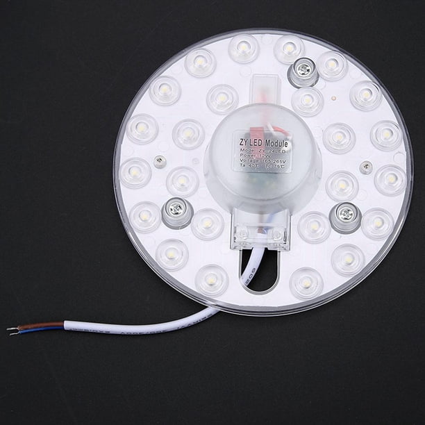 Lámpara Módulo de reemplazo de bombilla de Panel de techo LED de imán blanco de 5 uds 12W