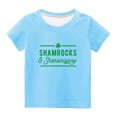 thumbnail image 2 of Edvintorg St. Patrick's Day T Shirts for Kids Summer Printed Short Sleeve Casual Shirts Children's T-Shirt for Boys Girls 3-14Years Teeanger Clothing, 2 of 4