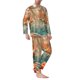 thumbnail image 2 of Fotbe Fantasy Underwater Jellyfish Pijama de Hombre con Estampado de Manga Larga, Conjunto de 2 Piezas, Ropa de Dormir Suave y Cómoda con Bolsillos-X-Large, 2 of 7